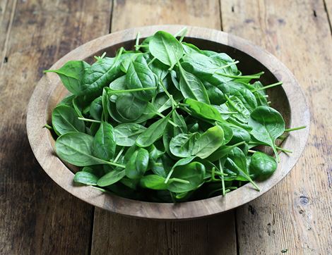 organic baby leaf spinach