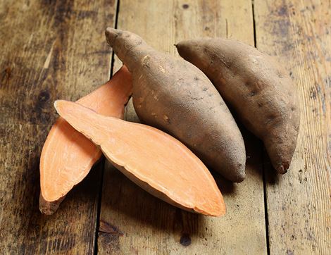organic sweet potato