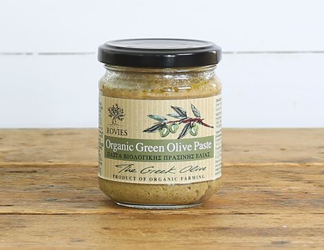 organic green olive paste rovies