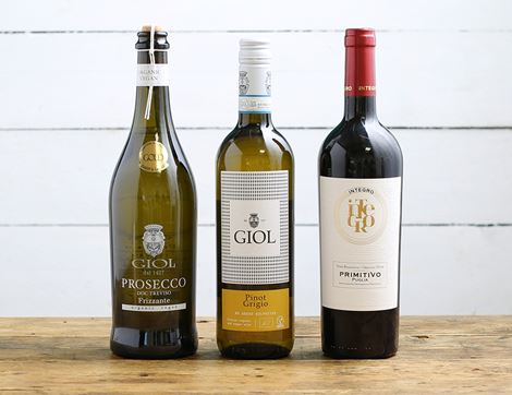 organic italian wine selection
