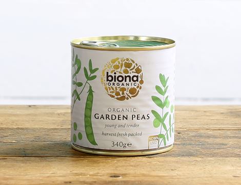 Garden Peas, Organic, Biona (340g)