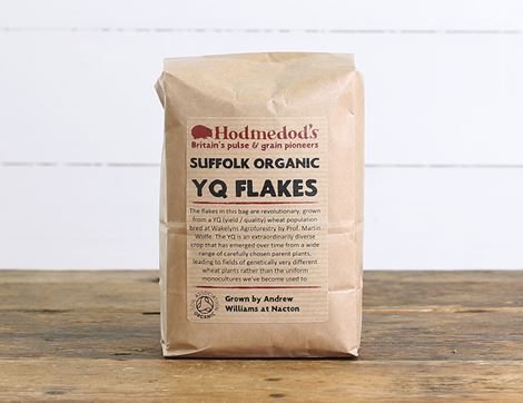 organic yq wheat flakes hodmedods