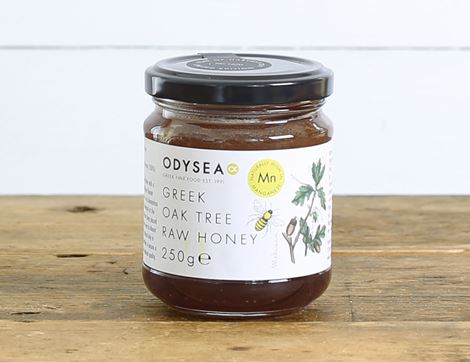 Greek Oak Tree Raw Honey, Odysea (250g)
