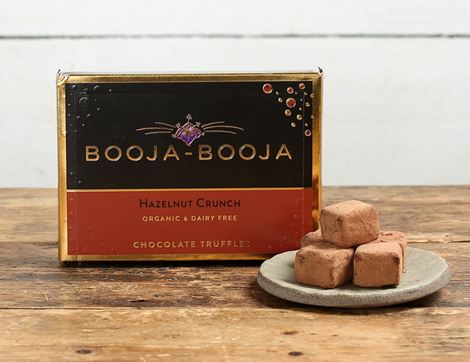 organic hazelnut crunch truffles booja booja