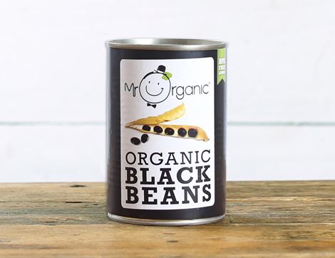 Black Beans, Organic, Mr Organic (400g)