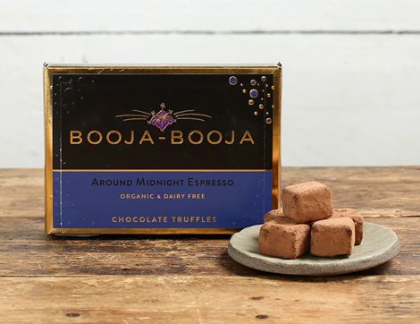 organic around midnight espresso truffles booja booja