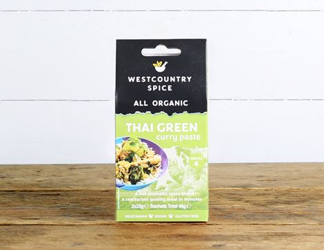 Green Thai Curry Paste, Organic, Westcountry Spice (46g)