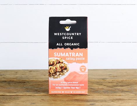 Sumatran Satay Paste, Organic, Westcountry Spice (46g)