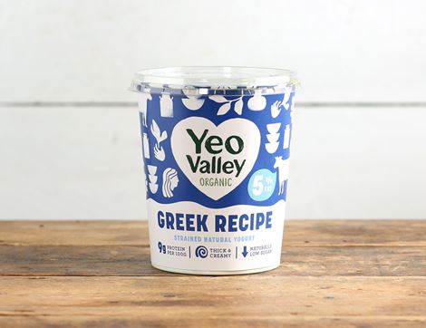 strained natural yogurt yeo valley