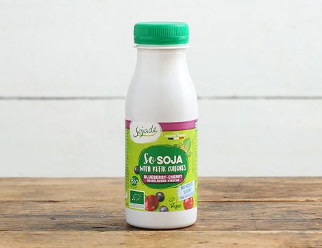 blueberry & cherry soya kefir alternative sojade