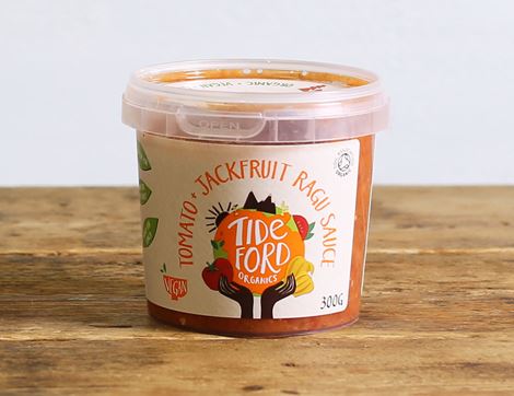 Tomato & Jackfruit Ragu Sauce, Organic, Tideford (300g)