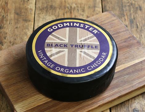 organic black truffle cheddar godminster