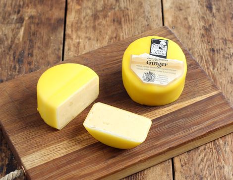 Cheddar with Ginger, Organic, Caws Cenarth (200g)