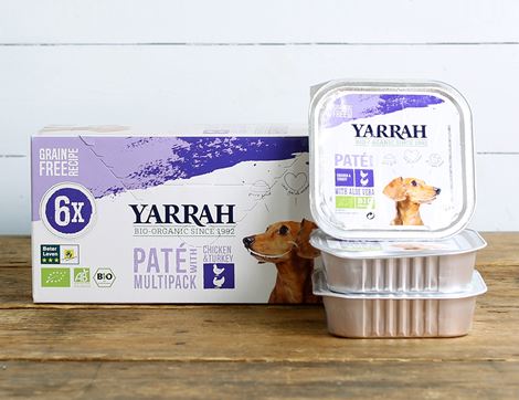 organic chicken and turkey pate for dogs yarrah