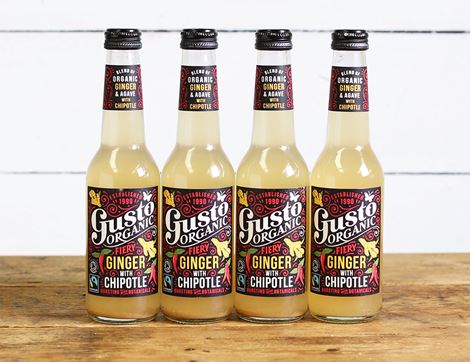 Organic Fiery Ginger with Chipotle Gusto Drinks