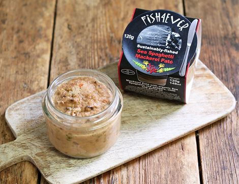 Mackerel Pâté with Organic Spaghetti Seaweed, Fish4Ever (120g)