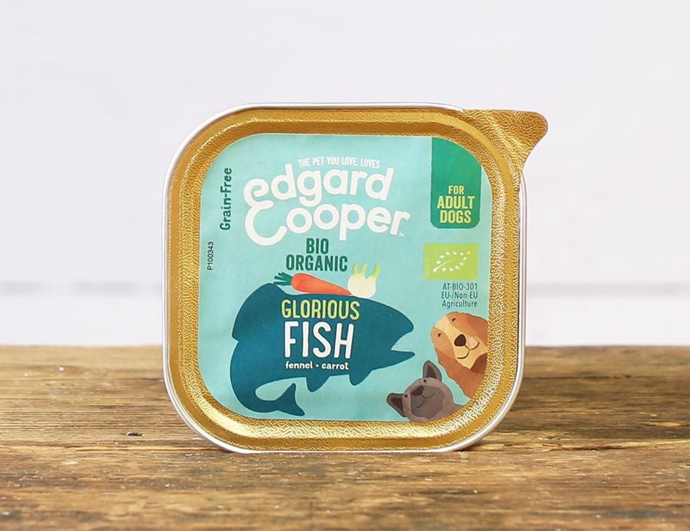 Fish Wet Food For Dogs Organic Edgard Cooper 100g 