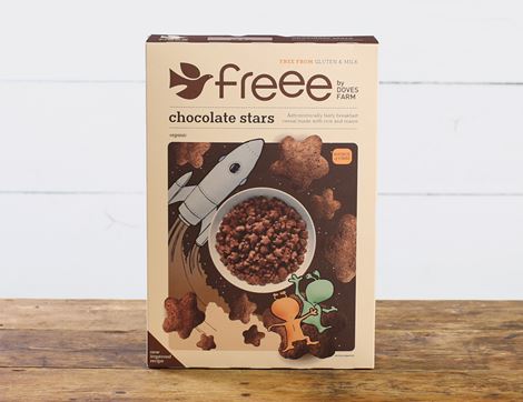 Chocolate Stars, Gluten Free, Organic, Doves Farm (300g)
