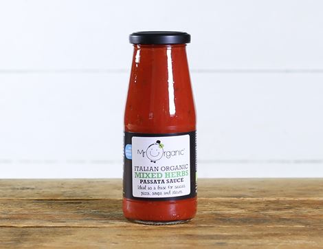 Mixed Herbs Passata Sauce, Organic, Mr Organic (400g)