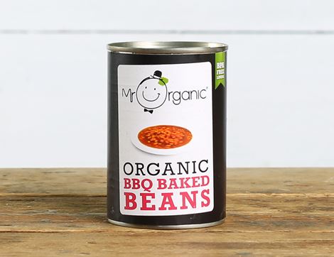 BBQ Baked Beans, Organic, Mr Organic (400g)