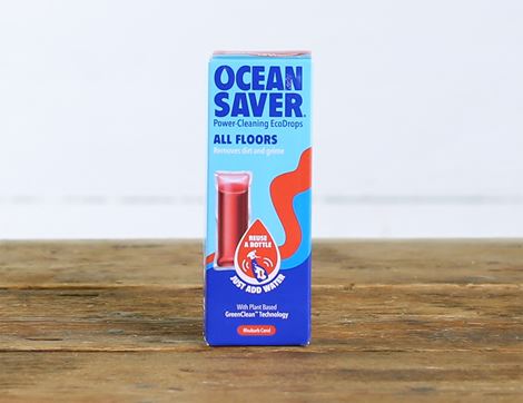 All Purpose Floor Cleaner EcoDrop, Rhubarb Coral, Ocean Saver (1 Drop)