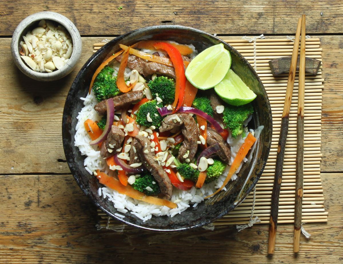 5 Spice Beef Stir-Fry Bowl