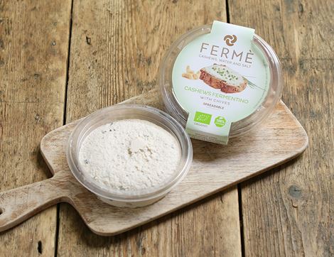organic ferme cashew fermentino spreadable with chives
