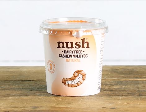 Natural Cashew M*lk Yogurt, Dairy Free, Organic, Nush (350g)