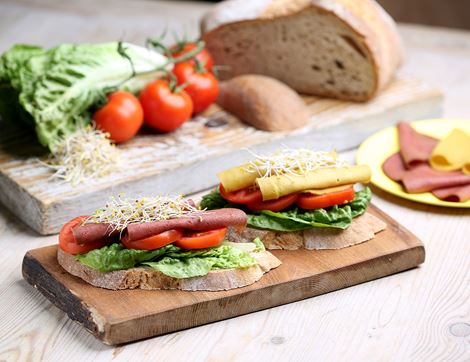 Chickpea, Tomato, Olive & Caper Vegetarian Slices, Organic, Cosi Bio (80g)