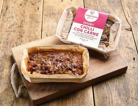 organic chilli con carne lodge farm kitchen