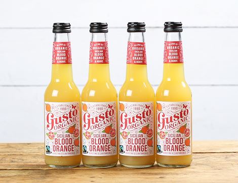 Sicilian Blood Orange, Gusto, Organic (4 x 275ml)