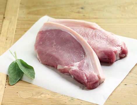 Pork Loin Steak, Boneless, Organic, Abel & Cole (350g, pack of 2)