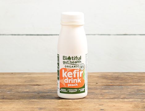 organic peach kefir bio-tiful dairy