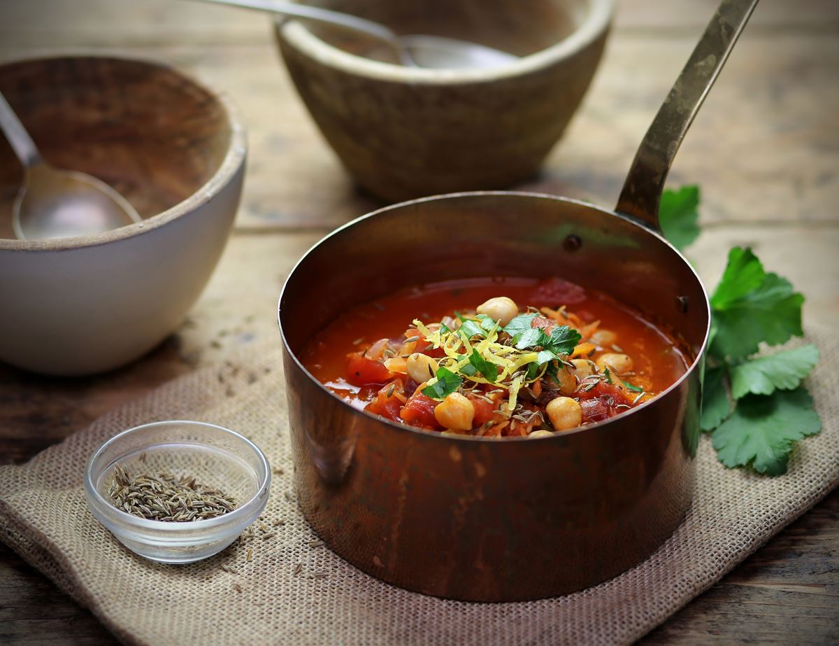 Moroccan Chickpea Soup