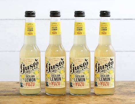 organic Sicilian Lemon with Yuzu gusto 4 pack