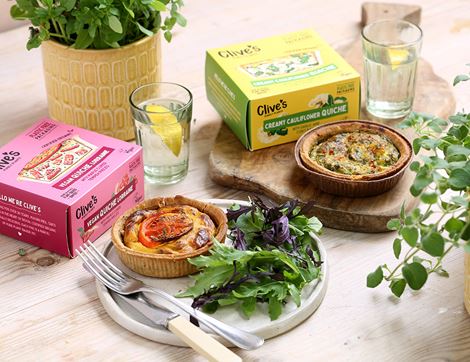 Vegan Cauliflower Quiche, Organic, Clive's (165g)