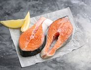 organic farmed salmon steaks pack of two