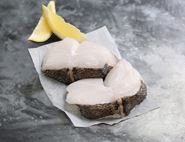 Hake Shoulder Steaks, Abel & Cole, pack of 2, (260g)