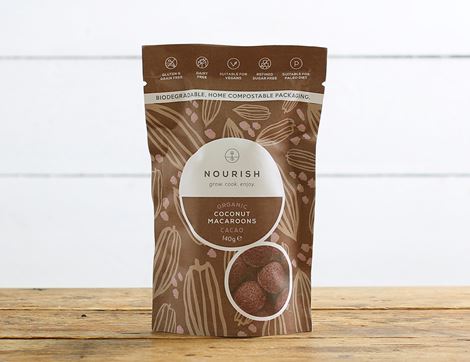 organic cacao coconut macaroons nourish