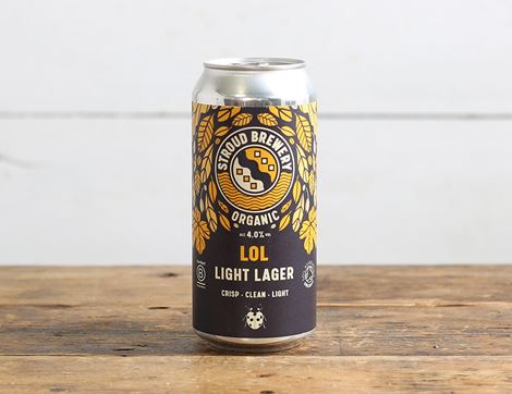 light organic lager (lol) stroud brewery