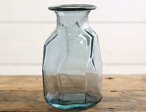 Recycled Glass Origami Vase, Jarapa