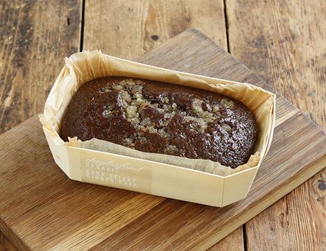 Dark Sticky Ginger Cake, Organic, Daylesford (450g)