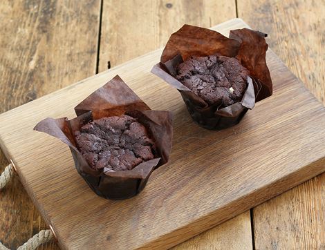 Chocolate Chip Muffins, Organic, Famous Hedgehog Bakery (pack of 2)