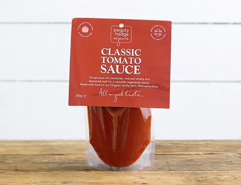 Tomato Sauce, Organic, Pegoty Hedge (350g) 