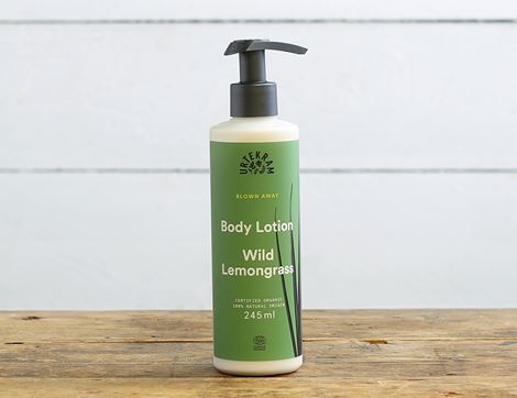 organic wild lemongrass body lotion urtekram