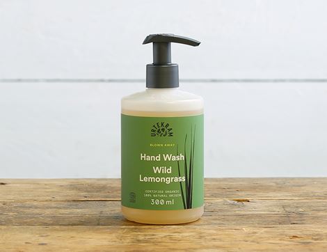 organic wild lemongrass hand soap urtekram