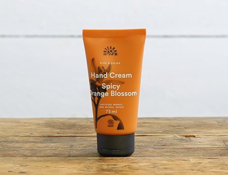 organic spicy orange blossom hand cream urtekram