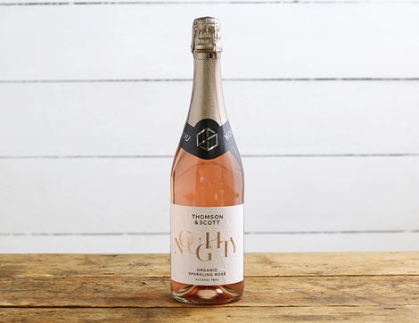 noughty alcohol free sparkling rosé thomson & scott