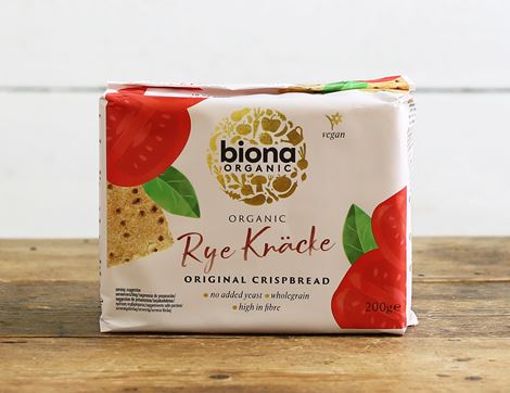 Rye Knaecke Original Crispbread, Organic, Biona (200g)