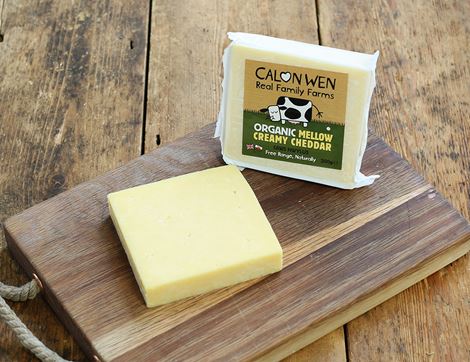 Mellow Creamy Cheddar, Organic, Calon Wen (200g)